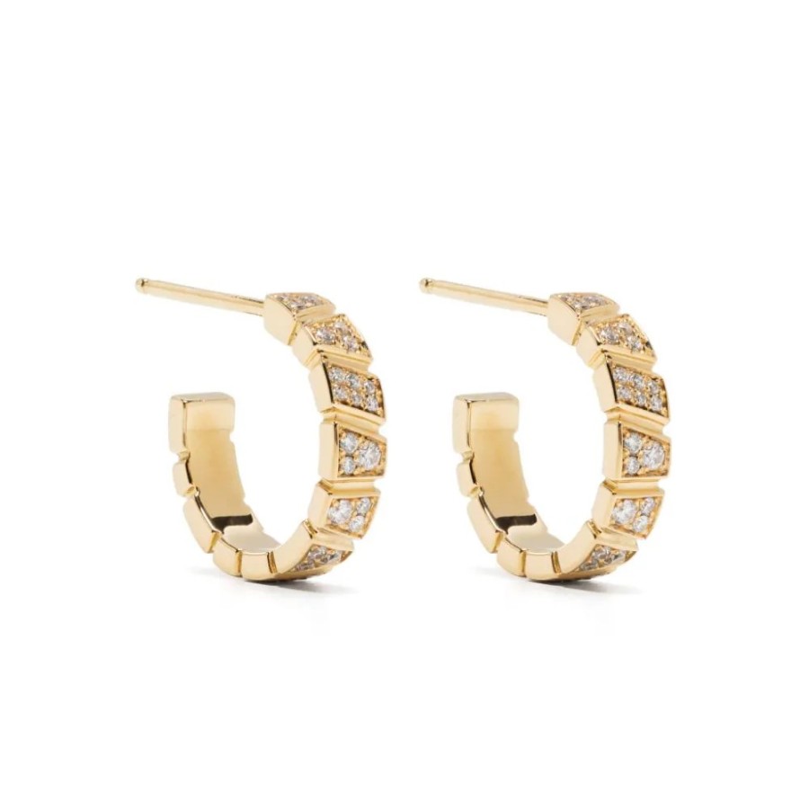 Earrings Loyal.e Paris | Earrings Ride & Love Pavees Small - 18K Loyal.E Paris