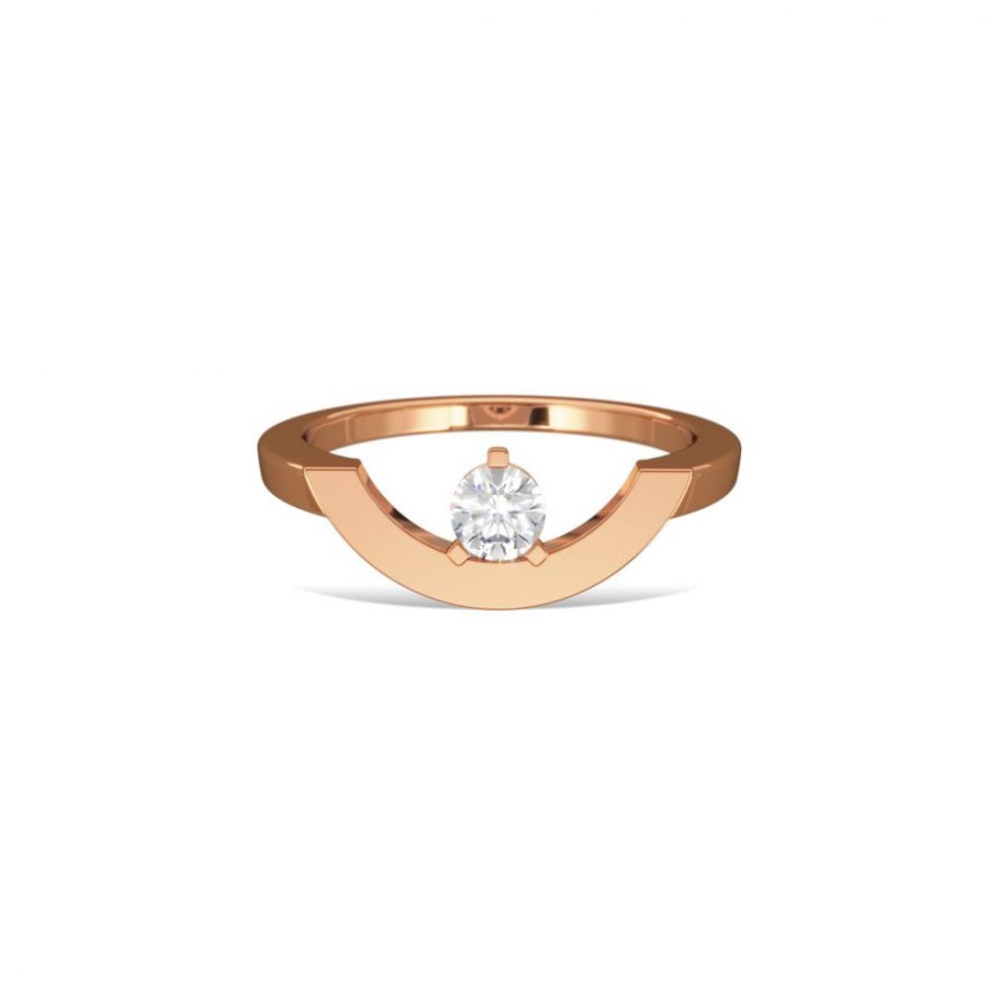 Rings Loyal.e Paris | Ring Intrepide Grand Arc 0.25Ct - 18K Loyal.E Paris