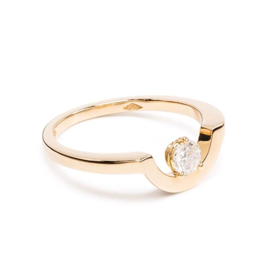 Rings Loyal.e Paris | Ring Intrepide Petit Arc 0.25Ct - 18K Loyal.E Paris