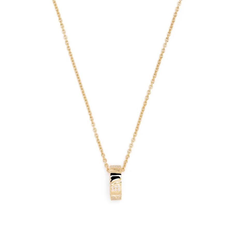 Necklaces Loyal.e Paris | Necklace Ride & Love Semi-Pave Medium - 18K Loyal.E Paris