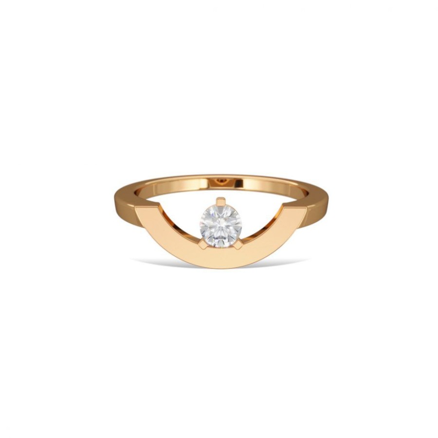 Rings Loyal.e Paris | Ring Intrepide Grand Arc 0.25Ct - 18K Loyal.E Paris