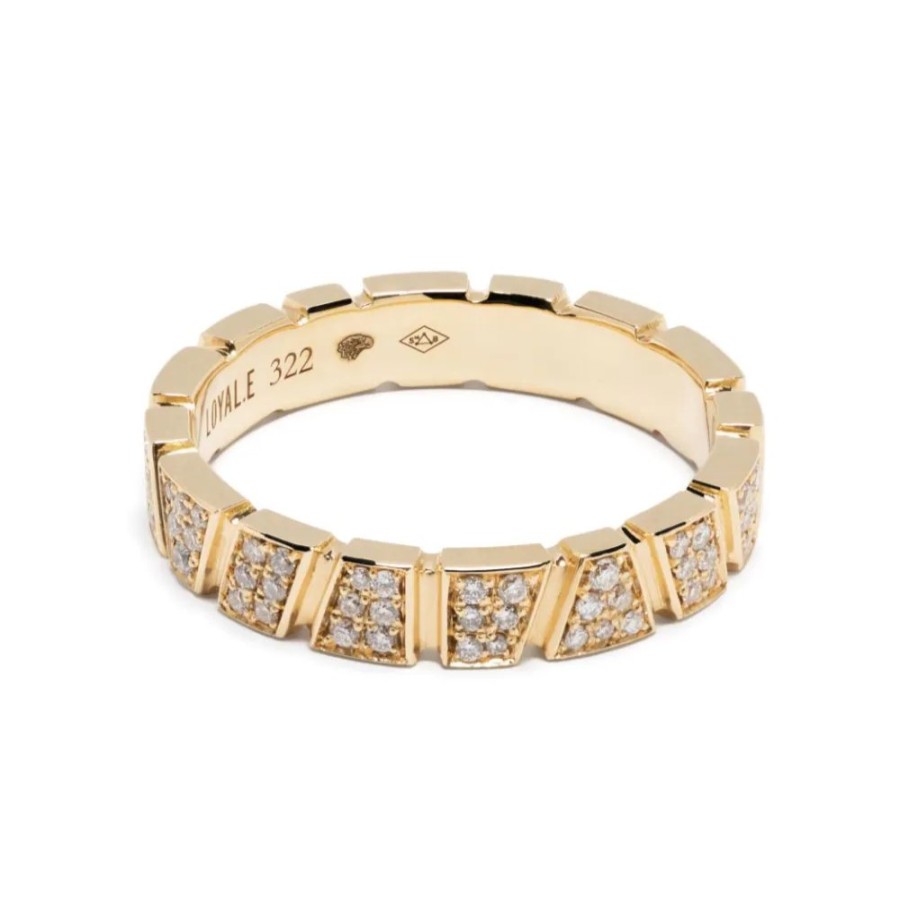 Rings Loyal.e Paris | Ring Ride & Love Pavee - 18K Loyal.E Paris