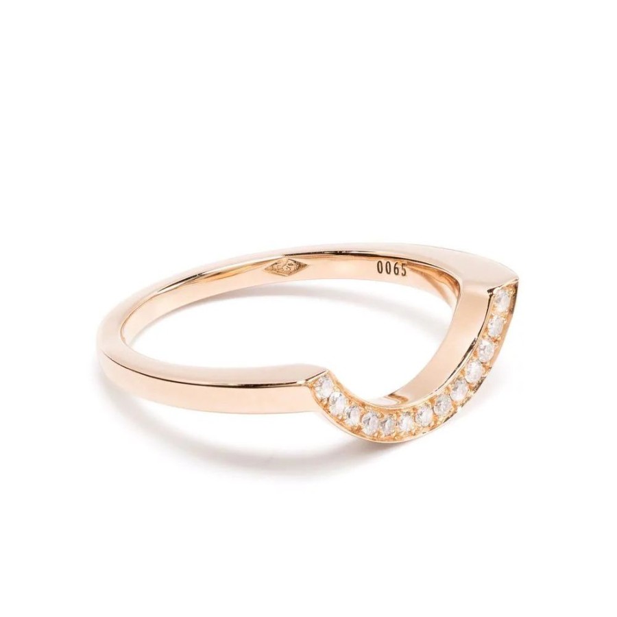 Rings Loyal.e Paris | Ring Intrepide Grand Arc Pavee - 18K Loyal.E Paris