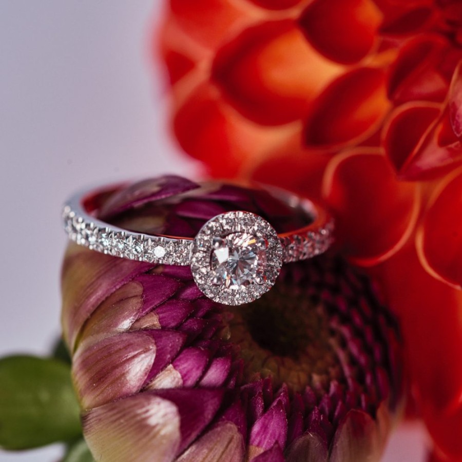 Rings Loyal.e Paris | Solitaire Absolu.E Couronne 0.25Ct - Loyal.E Paris