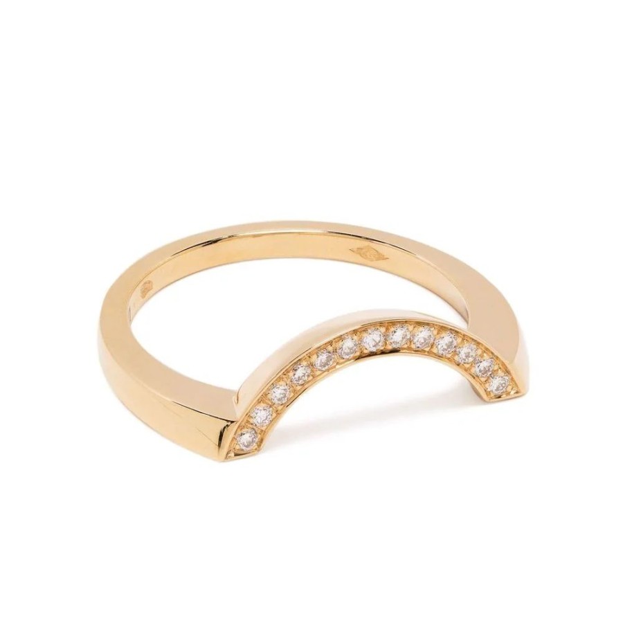 Rings Loyal.e Paris | Ring Intrepide Grand Arc Pavee - 18K Loyal.E Paris